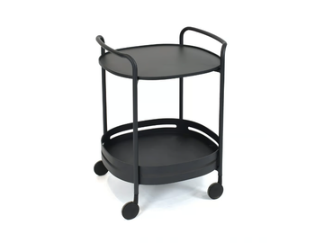 RIVA SMALL - Aluminium drinks trolley by Fischer Möbel - view 2